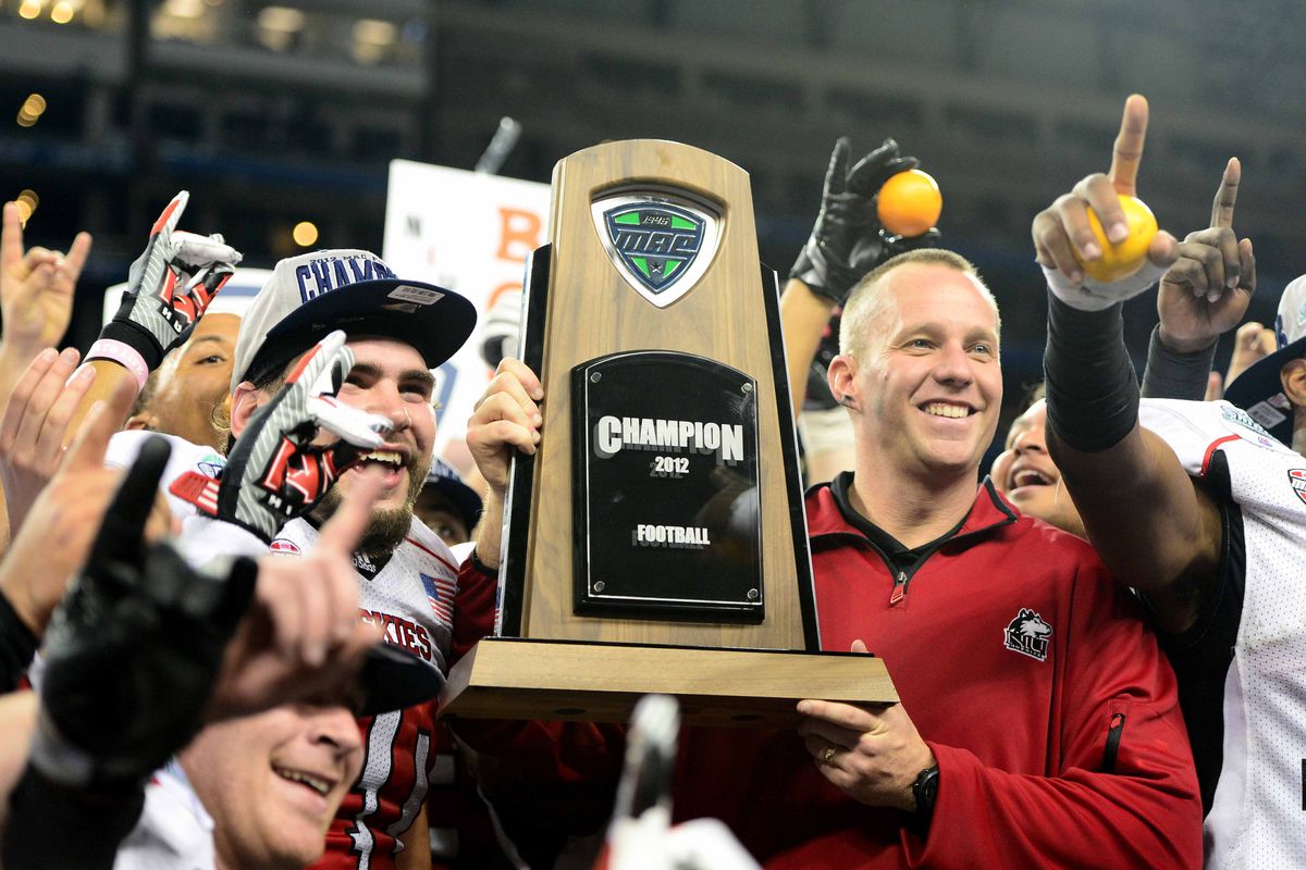 NIU Huskies win back-to-back MAC Championships and win their school-record 12th game in a season.