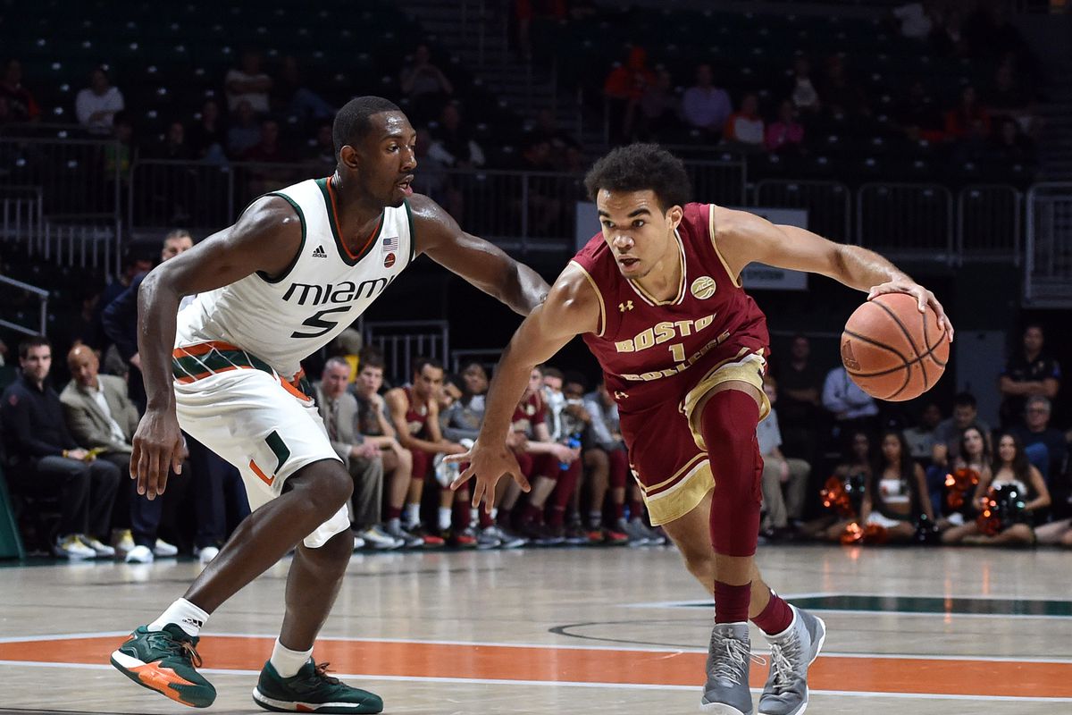 NCAA Basketball: Boston College at Miami