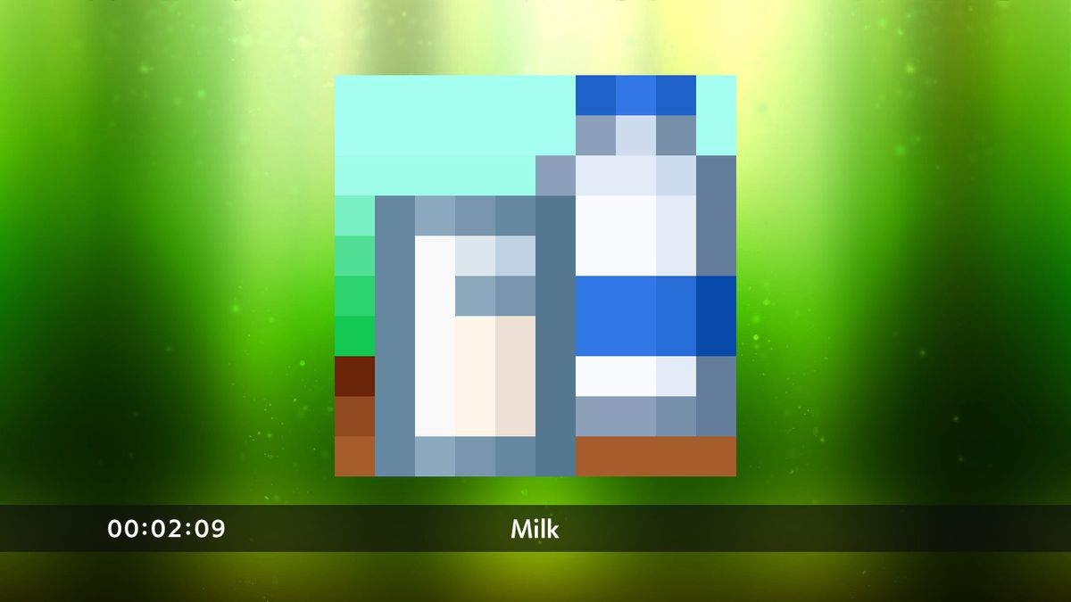 Milk puzzle from Picross S3