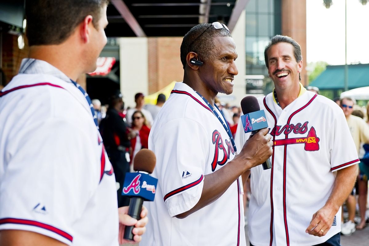 Otis Nixon is ready to take on any Braves Fantasy Camper ... and Sid Bream.