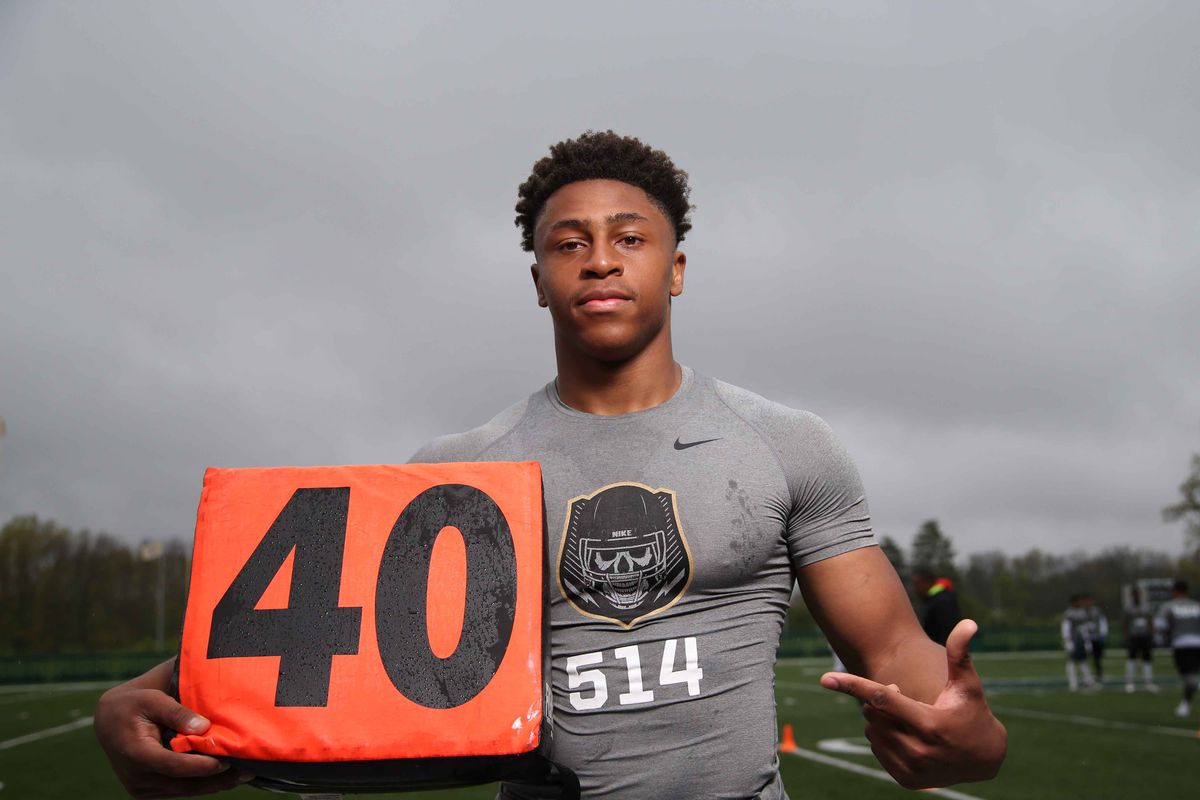 Salem, N.J., running back Jonathan Taylor at the Nike Football The Opening Regional in New York in May.