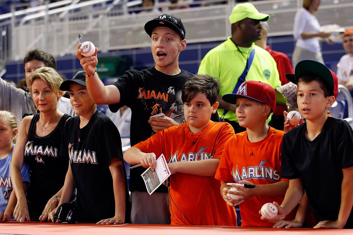 Many Marlins fans are looking to get SuperRadz's autograph, since he's the early leader of Ichthyomancy.