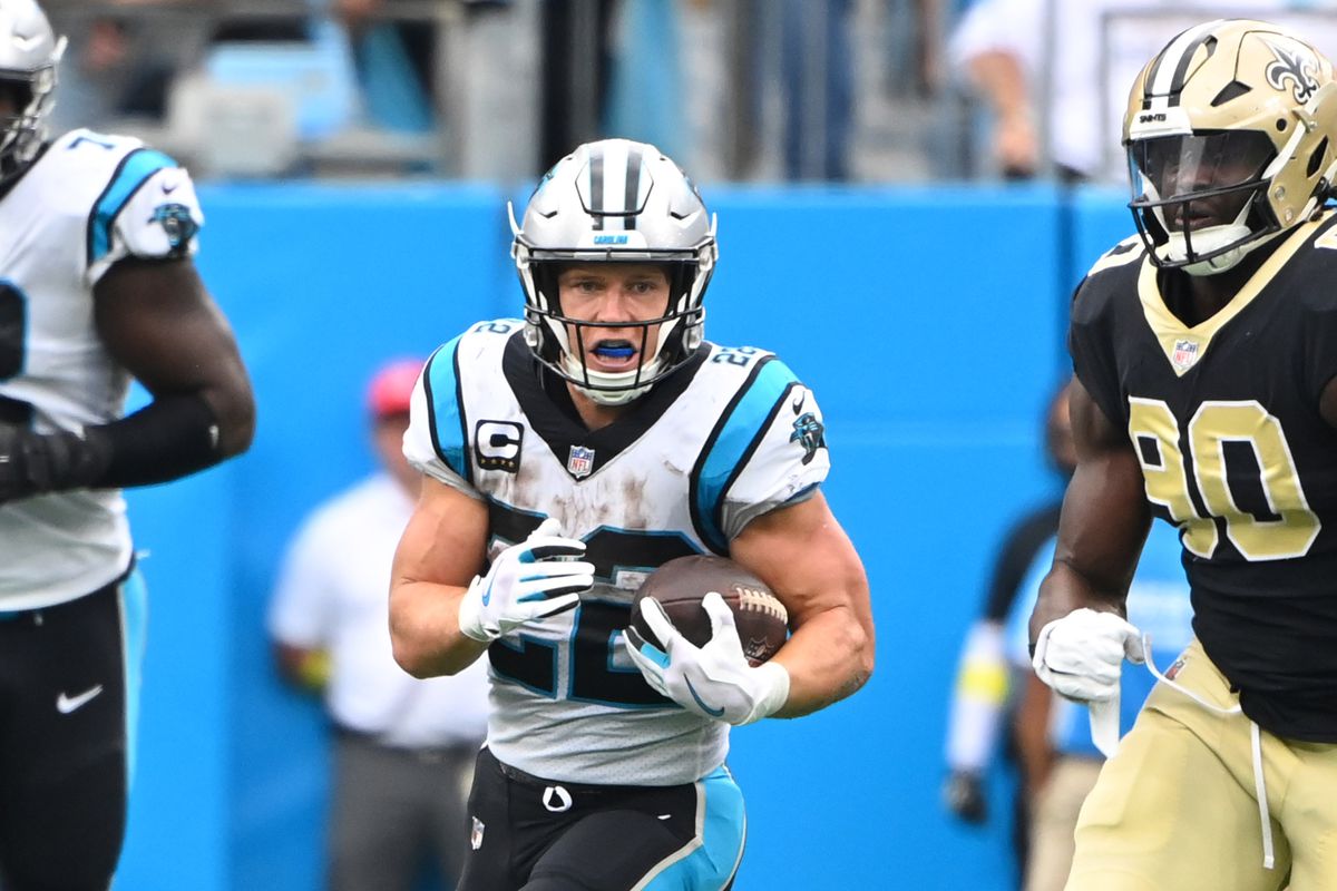Panthers RB Christian McCaffrey dealing with quad injury