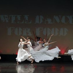 Dancers with Studio E participate in the Will Dance For Kids Project dance competition to raise money for the Utah Food Bank in Taylorsville on Saturday, March 7, 2015.