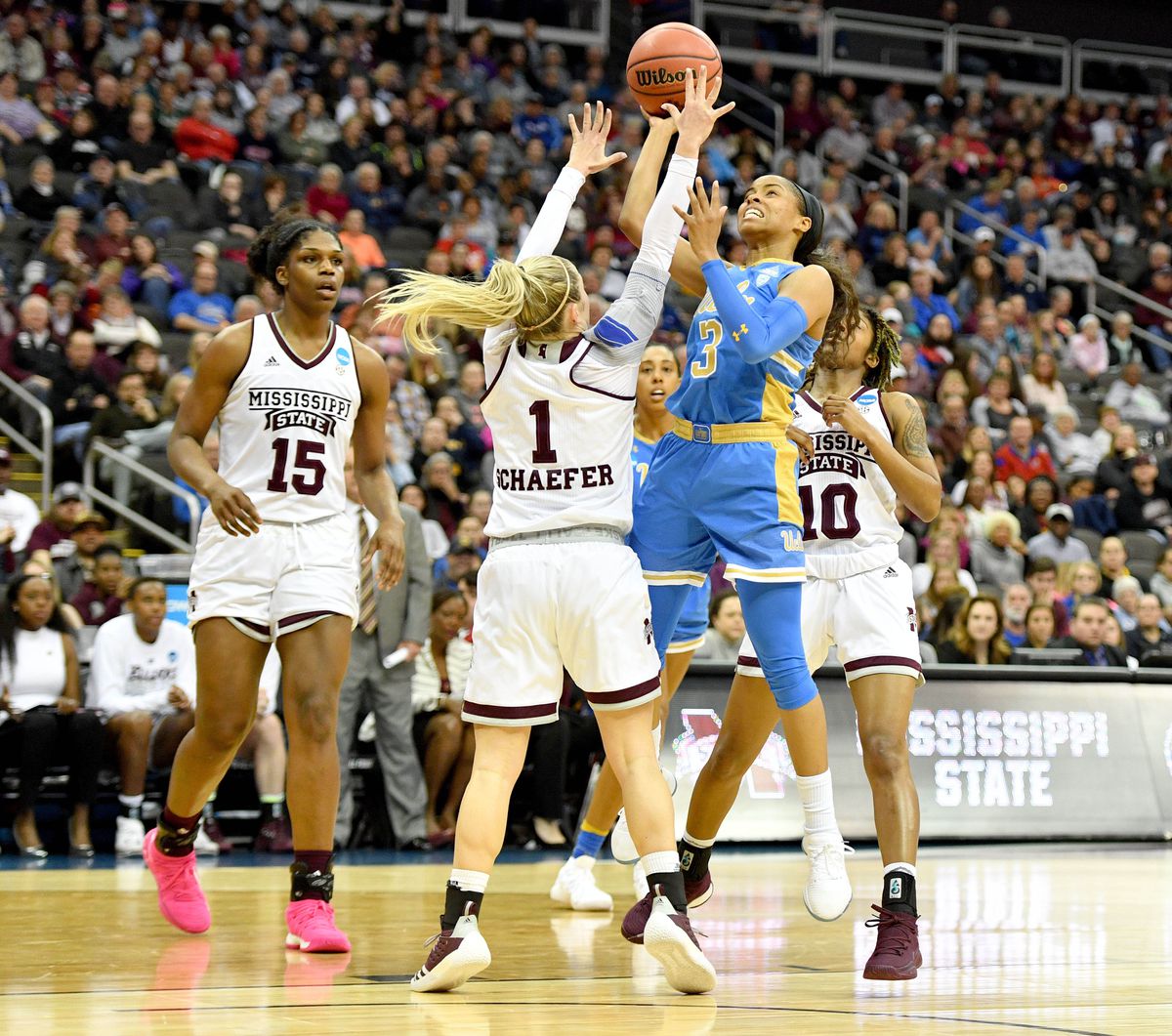 NCAA Womens Basketball: NCAA Tournament-Kansas City Regional-Mississippi State vs UCLA