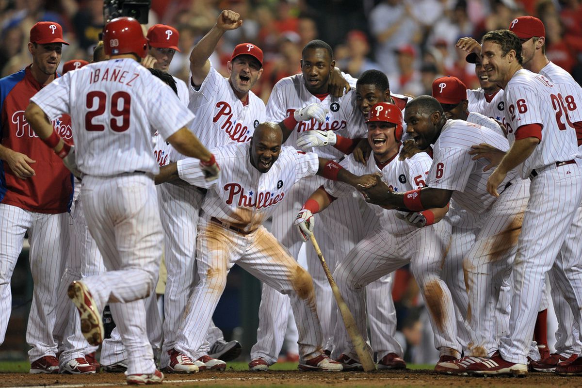 Juan Perez: he's in there somewhere. (Photo by Drew Hallowell/Getty Images)