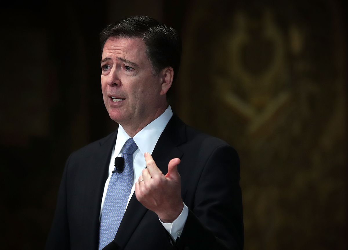 FBI Director James Comey Delivers Keynote Address On Cyber Security At Georgetown University