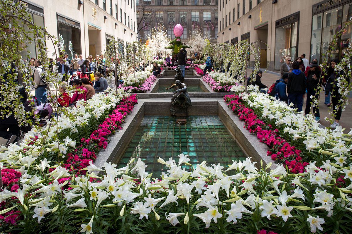 New York's Rockefeller Center Decorated For Easter