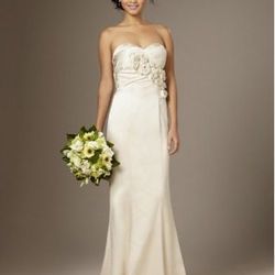 Strapless Rosette Wedding Dress: $99.99 (was $298.00)