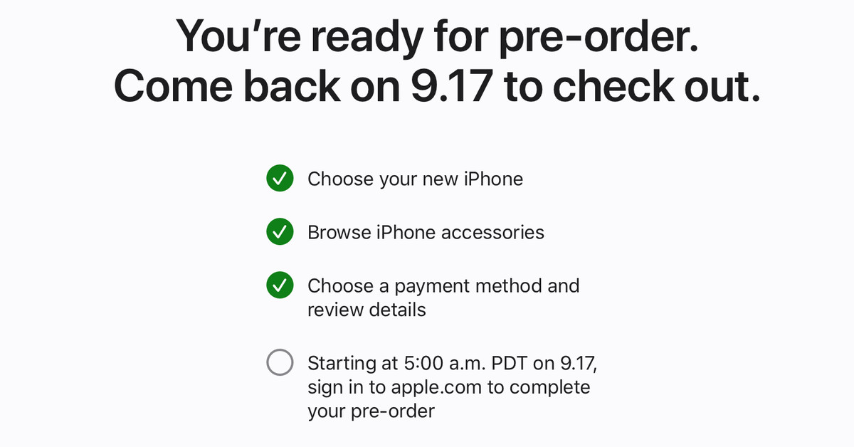 Make iPhone 13 preorders a one-step process on Friday by following these steps – The Verge