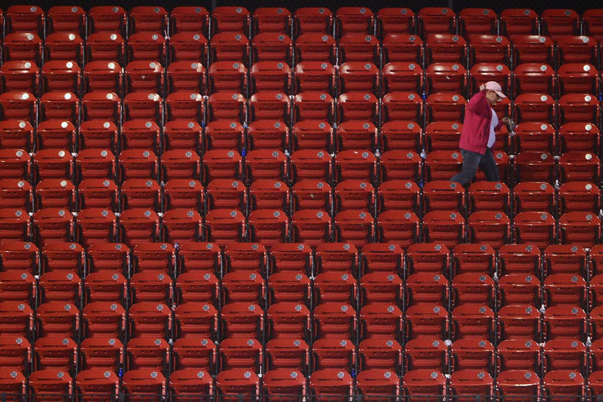 After the Diamondbacks got five in the eighth, Busch Stadium was as empty as Chase Field for an afternoon game against the Rays