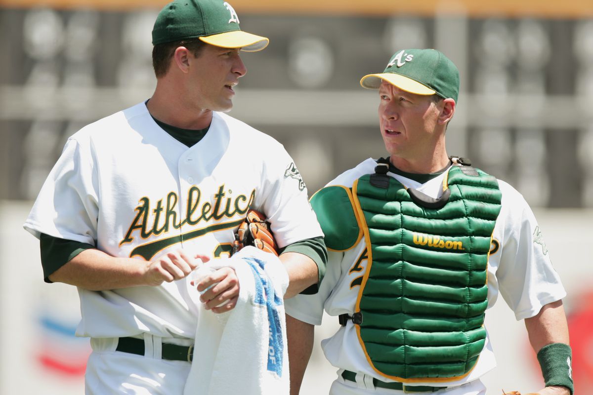 Mark Mulder and Damian Miller are forever linked by Eric Sogard and Kevin Kouzmanoff. What?