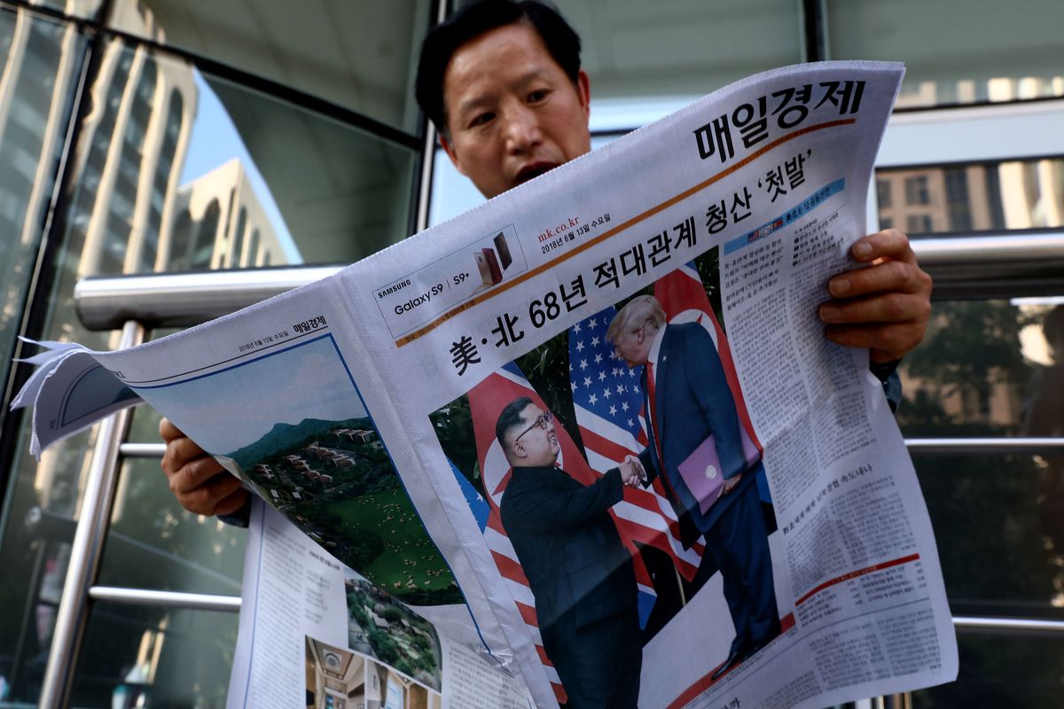 The weekend in North Korea news might be unwelcome for President Donald Trump.