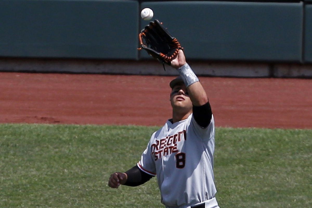 A Dropped Fly Ball In Left Field By Michael Conforto Hurt The Beavers Badly On Tuesday