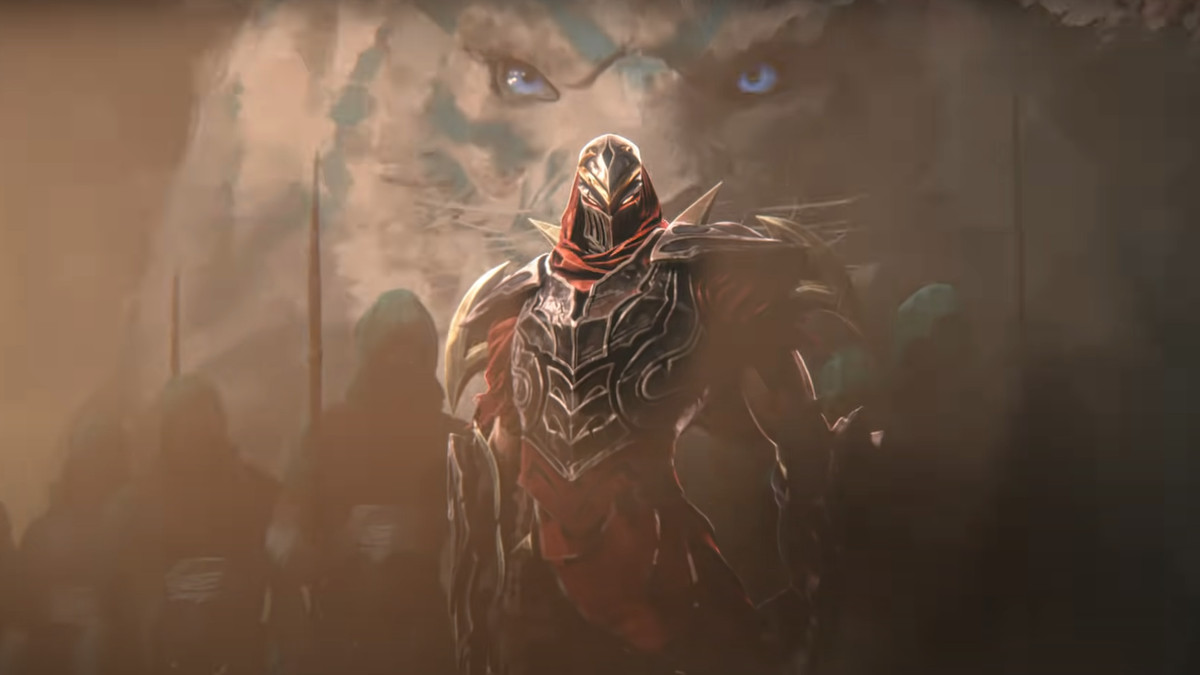 Zed from League of Legends in the Legends of Runeterra Breathe trailer