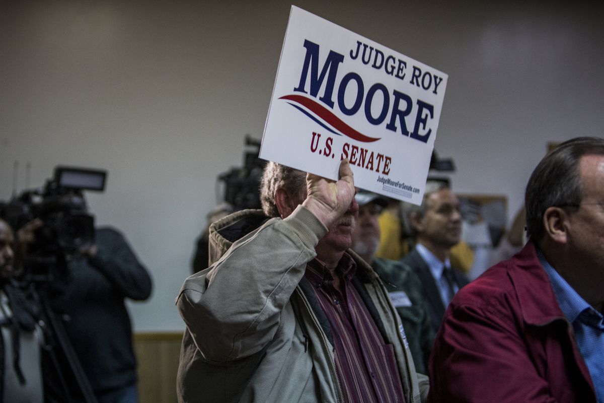 GOP Alabama Senate Candidate Roy Moore Holds Campaign Rally