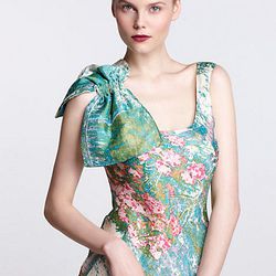 Revisited Impressionist Bow Dress, $298