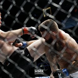 Mike Perry and Paul Felder battle at UFC 226.