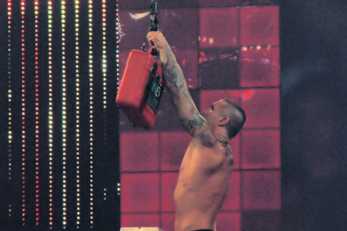 Randy Orton getting the MitB holder treatment?