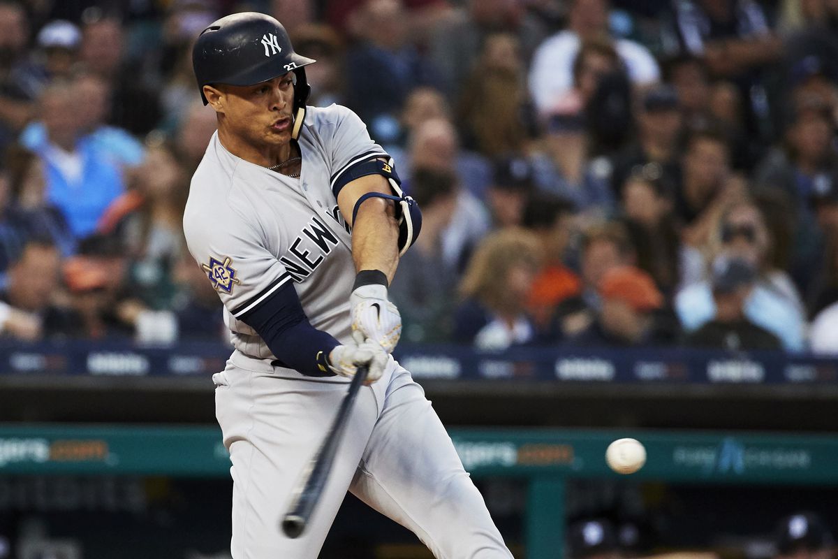 Giancarlo Stanton hit his 13th home run of the year tonight in the losing effort for the Yankees.