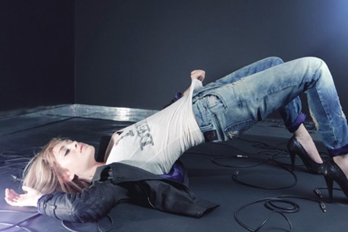 Good Jeans: Uffie models denim from the Diesel + Uffie collection. Image via <a href="http://www.stylelist.com/2010/11/08/diesel-uffie-denim-dreams/">Style List</a>. <p><strong>Local</strong><br>· <a href="http://mondette.com/rosewoodandmartel/2010/