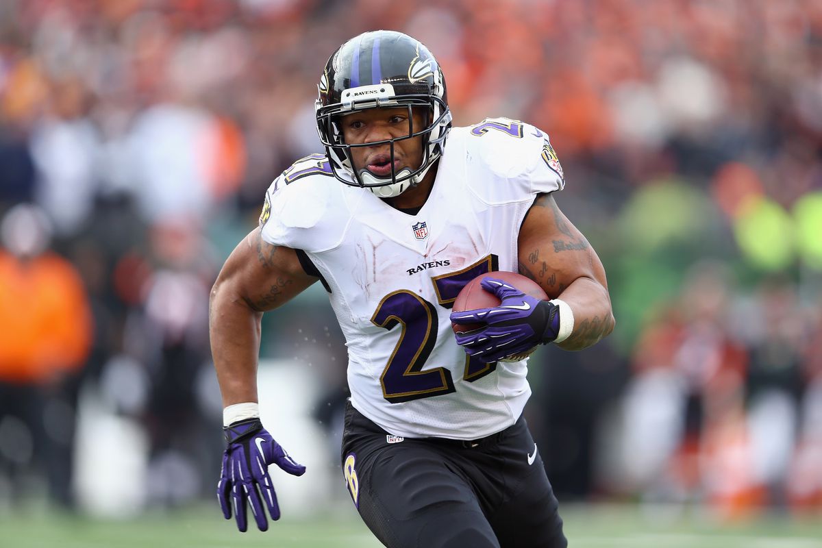Ray Rice is down to 2010 pounds, according to personal traner Kyle Jakobe. 