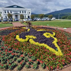Jul 28, 2014; White Sulpher Springs, WV, USA; A general view of the New Orleans Saints training camp facilities at The Greenbrier. Mandatory Credit: Michael Shroyer-USA TODAY Sports
