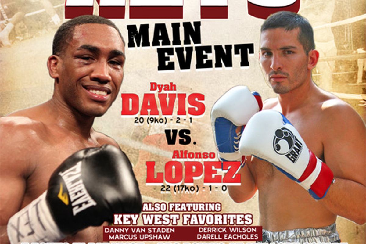 Dyah Davis and Alfonso Lopez gained no fans after a lousy Friday Night Fights main event tonight from Key West.