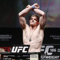 UFC 186 weigh-in photos