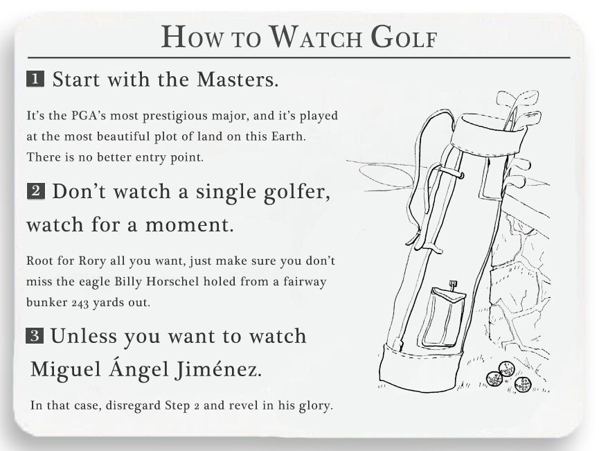 Watch golf