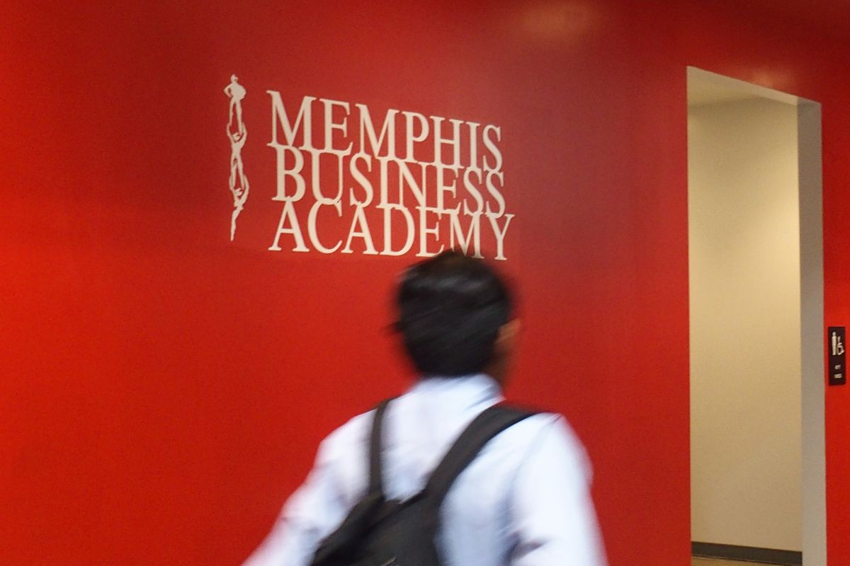 About 1,000 middle and high school students are enrolled at Memphis Business Academy's campus in Frayser.