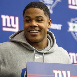 Sterling Shepard press conference [William Hauser-USA TODAY Sports]