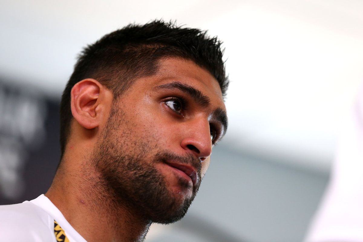 Amir Khan will get a crack at Danny Garcia's WBC title on July 14. (Photo by Alex Livesey/Getty Images)