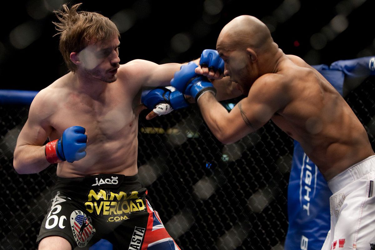 Brad Pickett, left, faces Mike Easton at UFC on FUEL 9 on Saturday.