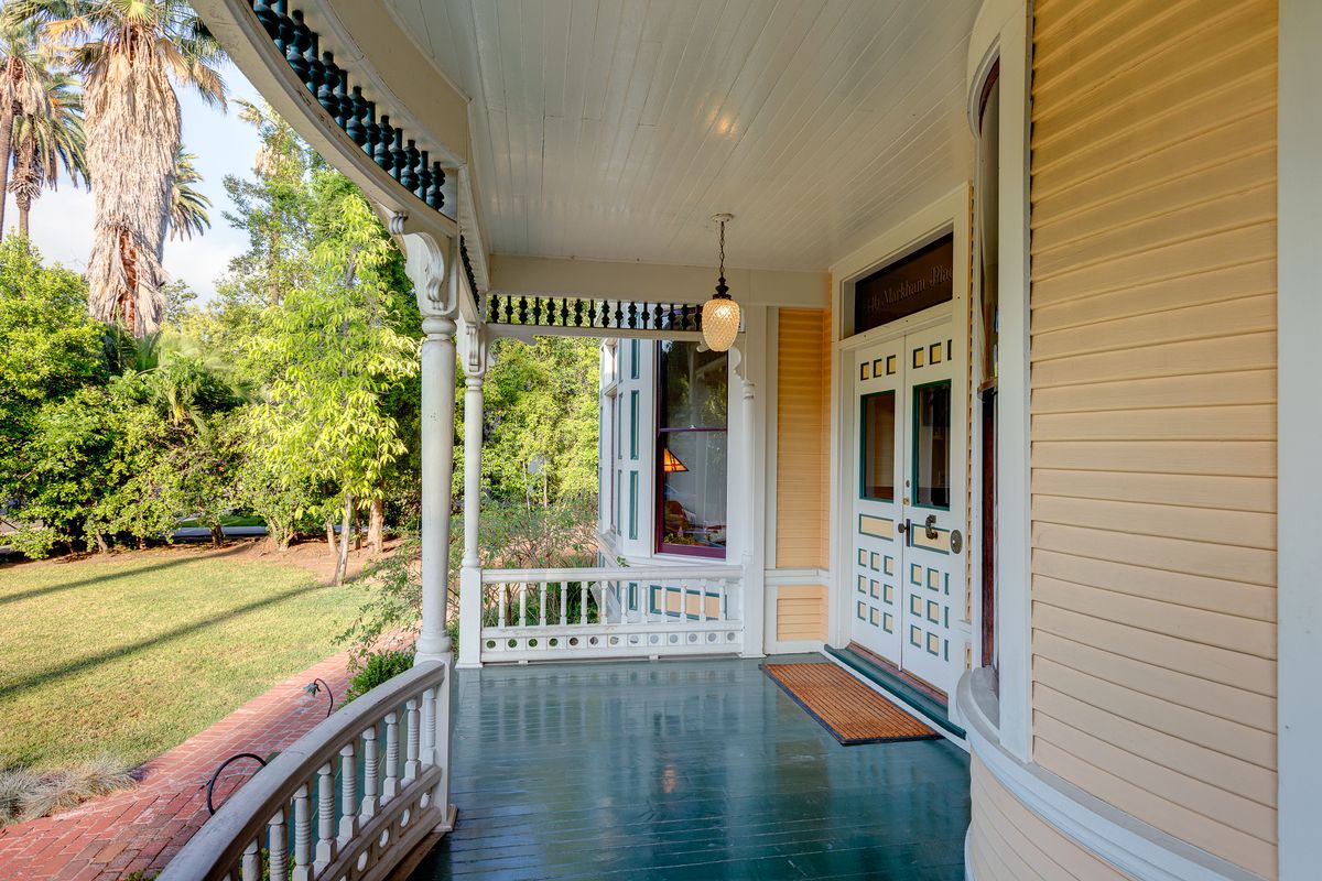 View of front porch