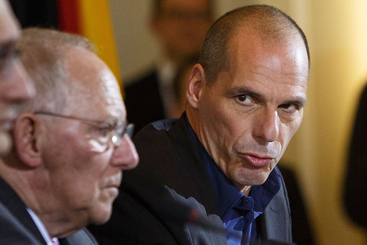 Greek Finance Minister Varoufakis Visits Berlin