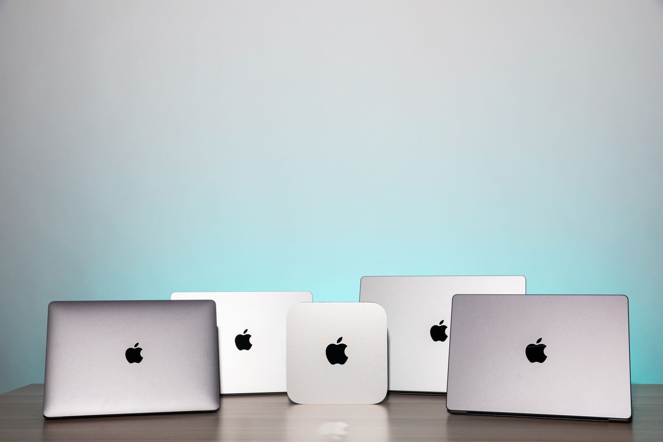Various Apple products lined up