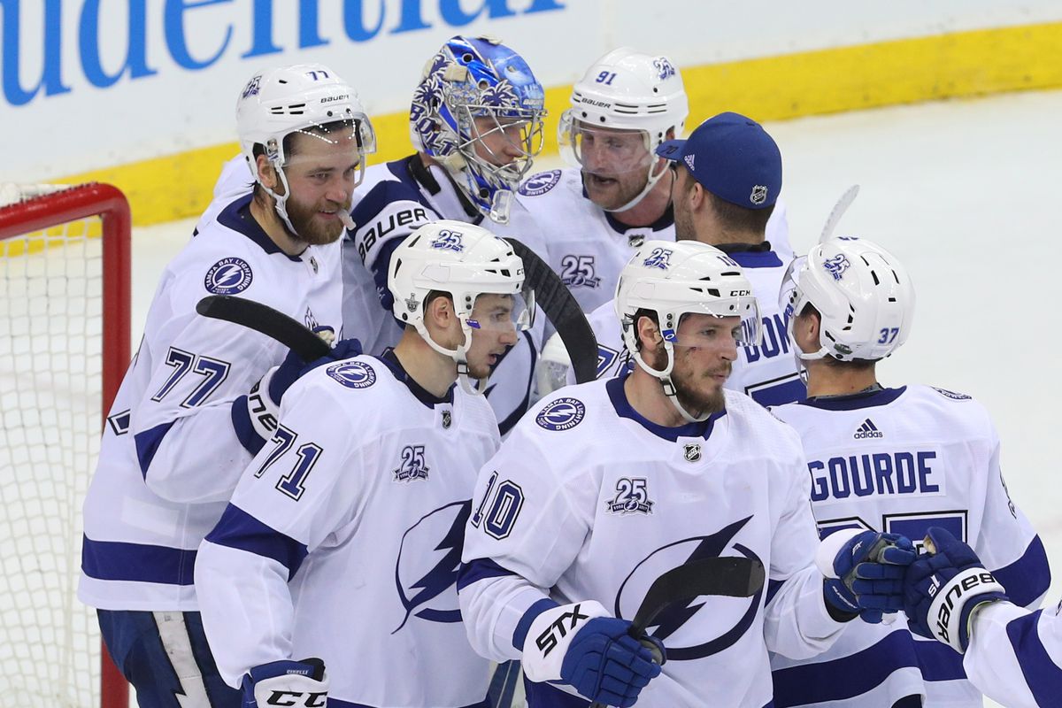 NHL: Stanley Cup Playoffs-Tampa Bay Lightning at New Jersey Devils