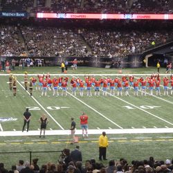 610 Stompers do fake pre-game introductions