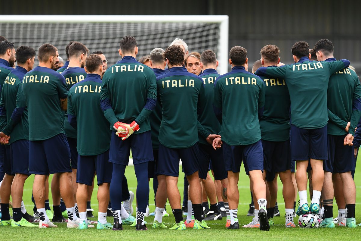 Italy Training Session and Press Conference - UEFA Euro 2020: Semi-final