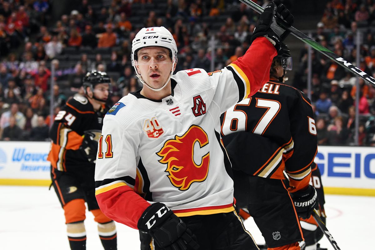 NHL: FEB 13 Flames at Ducks