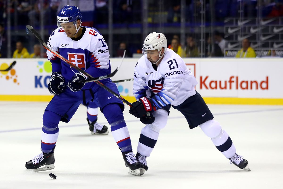 United States v Slovakia: Group A - 2019 IIHF Ice Hockey World Championship Slovakia