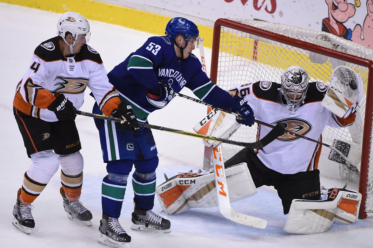 NHL: Anaheim Ducks at Vancouver Canucks