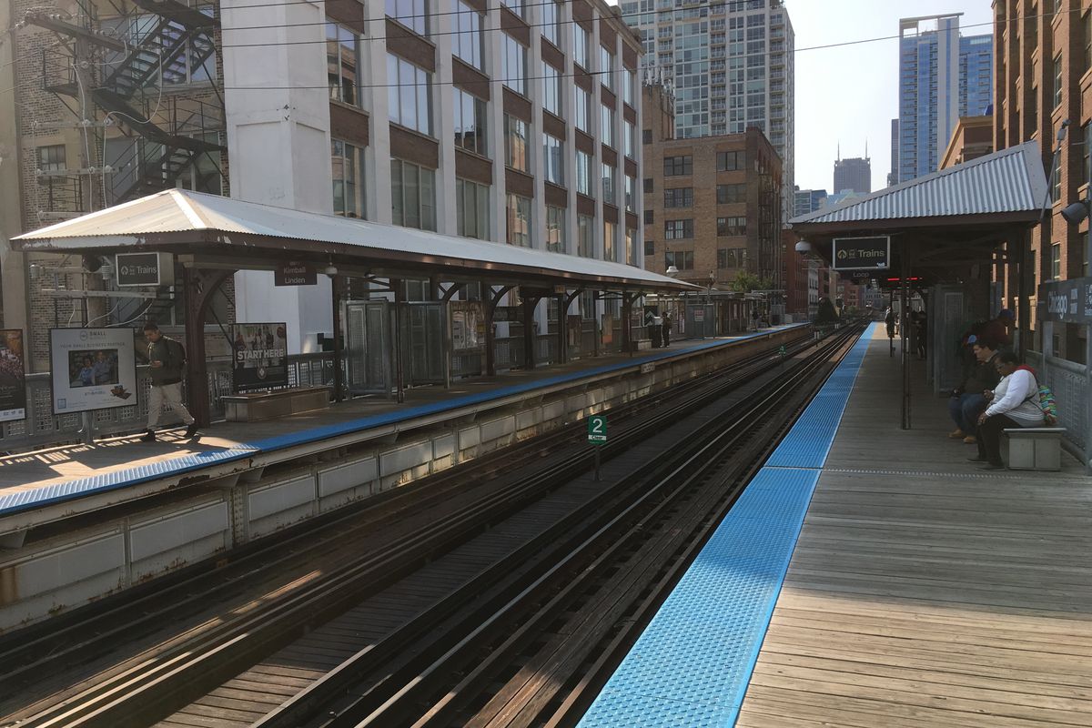 The Chicago station on the CTA’s Brown Line photographed Sept. 11, 2017.
