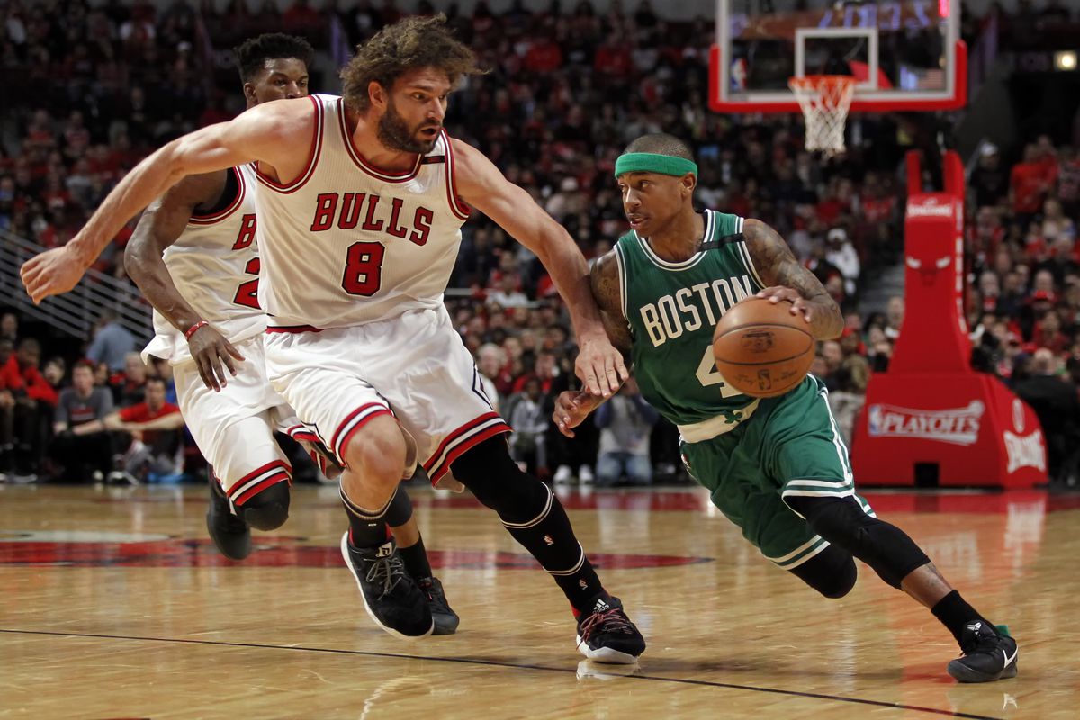 NBA: Playoffs-Boston Celtics at Chicago Bulls