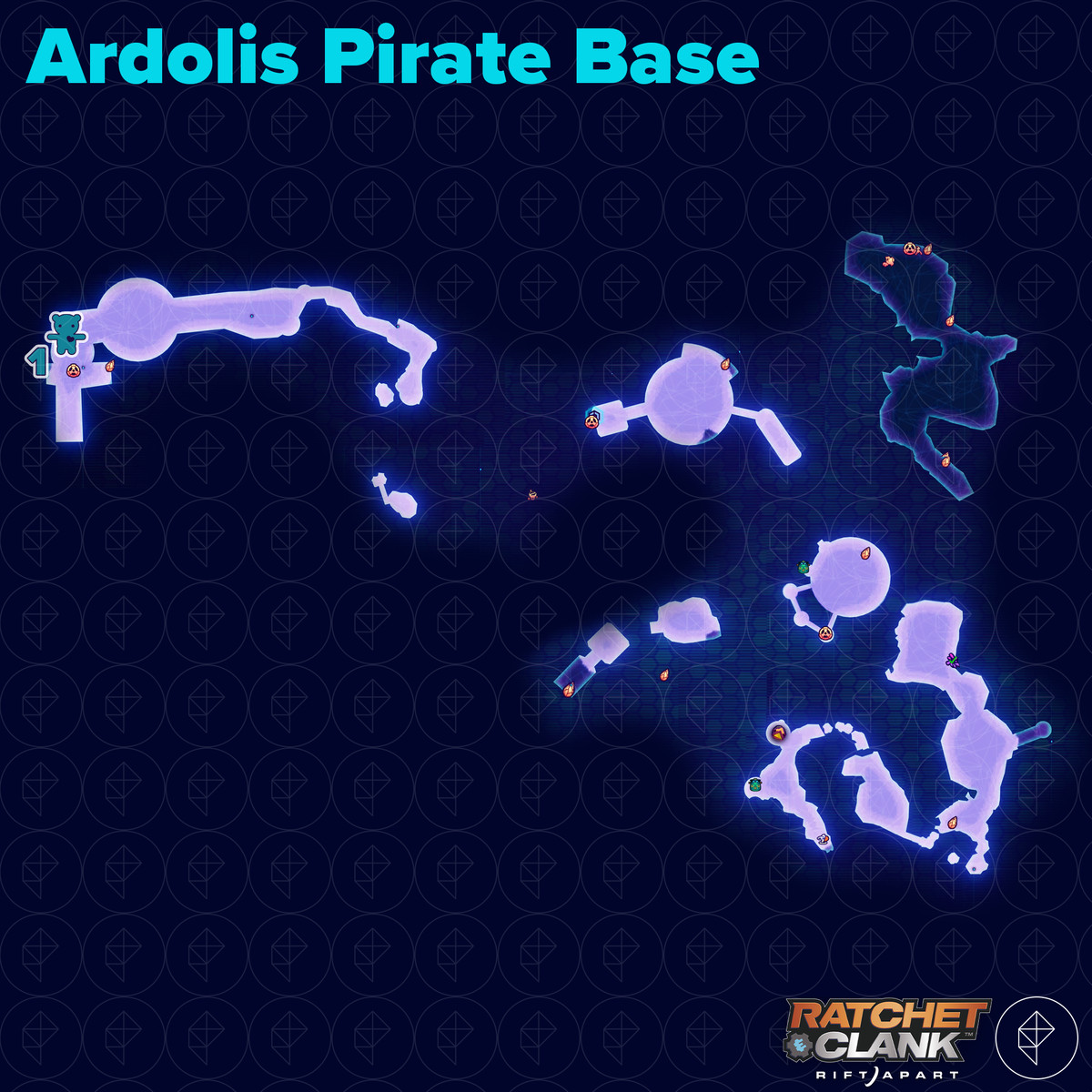 Ratchet &amp; Clank: Rift Apart collectibles guide: Ardolis Pirate Base