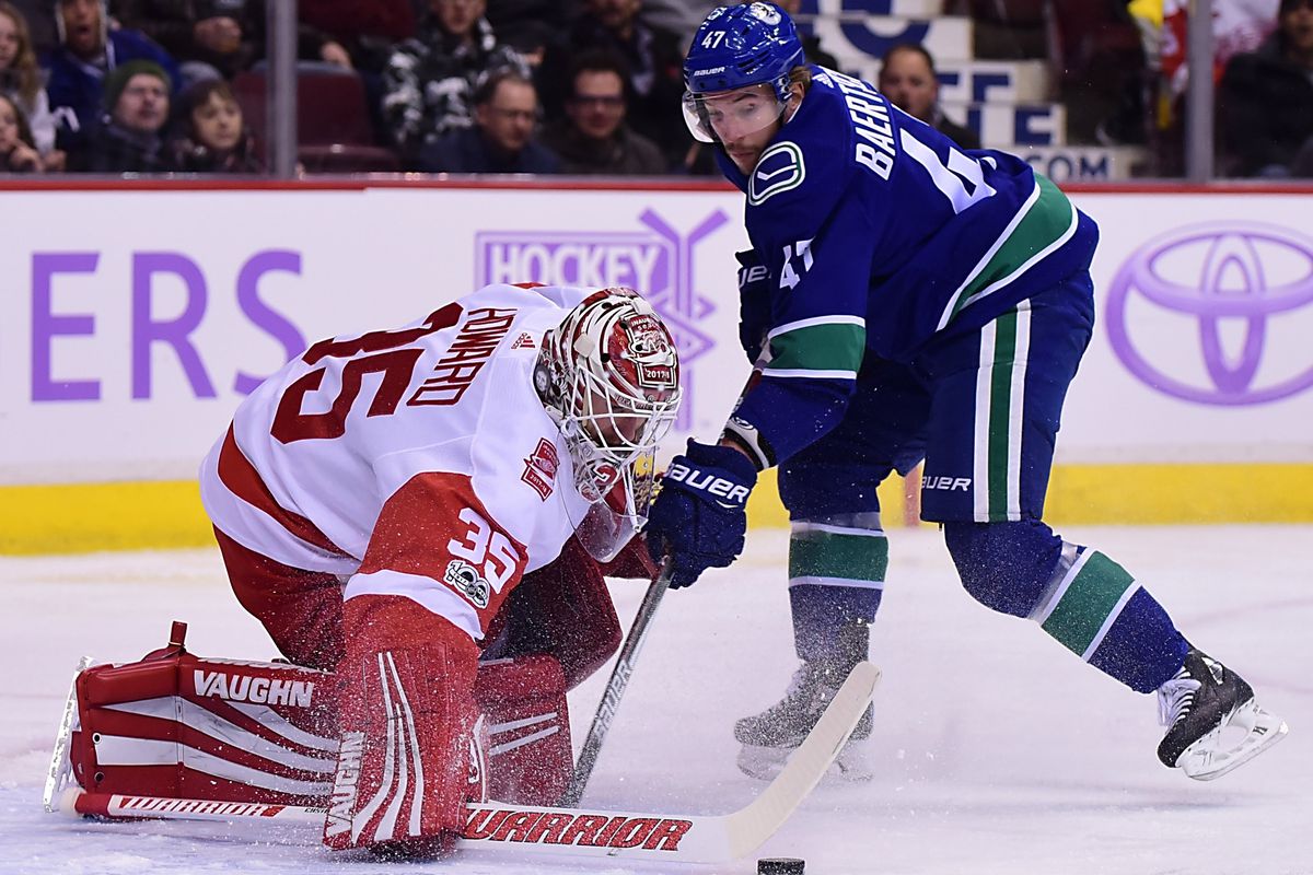 NHL: Detroit Red Wings at Vancouver Canucks
