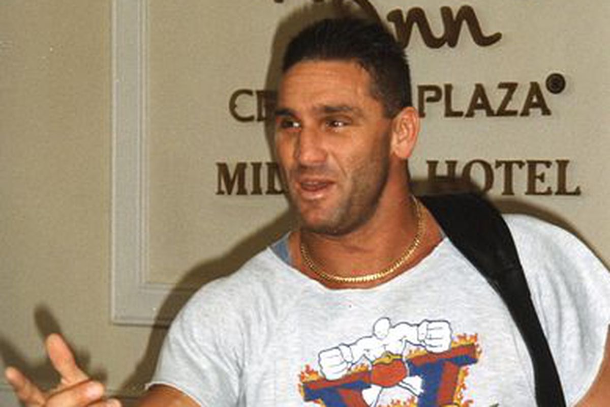 50-year old Ken Shamrock has seen better days, but may be fighting again soon