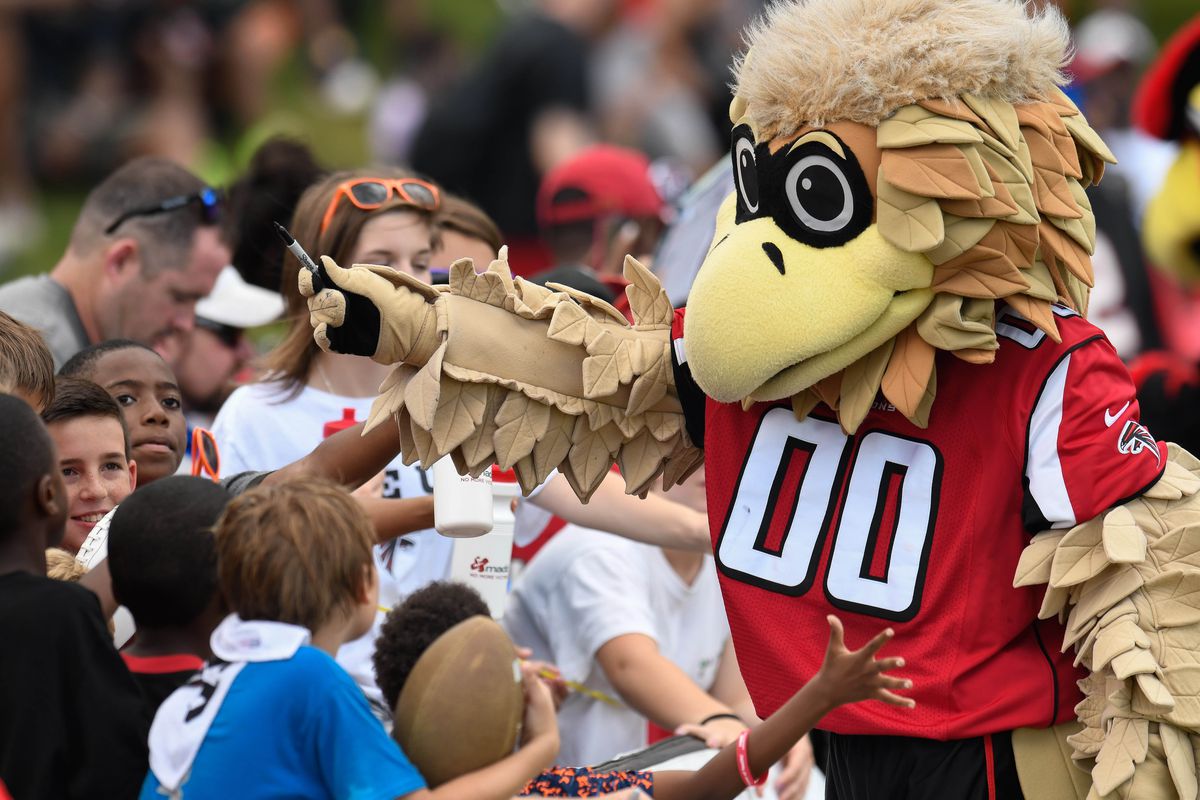 Atlanta Falcons Mascot Freddy Falcon