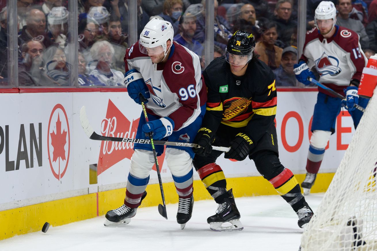 Preview: Avalanche look to rebound against surprising Canucks